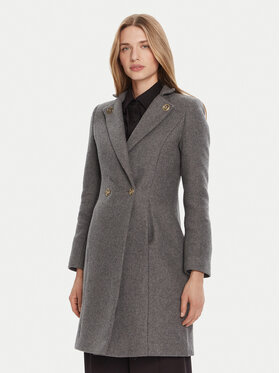 Rinascimento Rinascimento Вълнено палто CFC0126218003 Сив Regular Fit