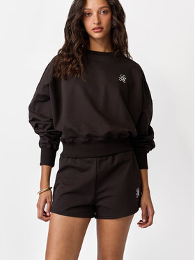 La Mania La Mania Bluza LIPPS Brązowy ciemny Basic Fit