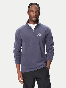 adidas adidas Fleecová mikina Terrex Multi Essentials Half Zip Fleece Jacket KZ1775 Tmavomodrá Regular Fit