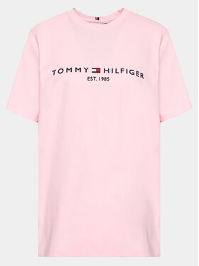 Tommy Hilfiger Curve Tommy Hilfiger Curve T-Shirt WW0WW29738 Różowy Regular Fit