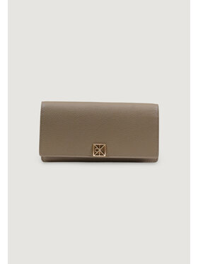 Calvin Klein Calvin Klein Πορτοφόλι EMBLEM HW PEBBLE LONG BIFOLD Μπεζ