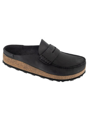 Birkenstock Birkenstock Klapki Naples Leoi Czarny