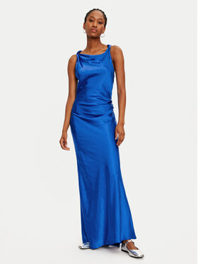 Please Please Koktel haljina A12NXO6000 Plava Slim Fit