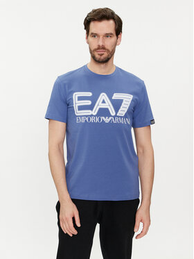 EA7 Emporio Armani EA7 Emporio Armani Tricou 3DPT37 PJMUZ 1557 Albastru Regular Fit