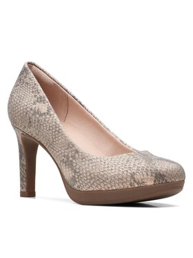 Clarks Clarks Półbuty Ambyr Joy 26171889 Beżowy