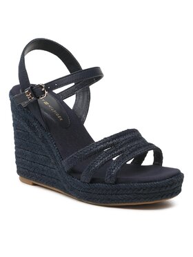 Tommy Hilfiger Tommy Hilfiger Espadrile Essential Basic Wedge Sandal FW0FW07220 Mornarsko modra