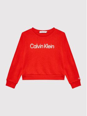 Calvin Klein Jeans Calvin Klein Jeans Mikina Logo IG0IG01336 Červená Regular Fit