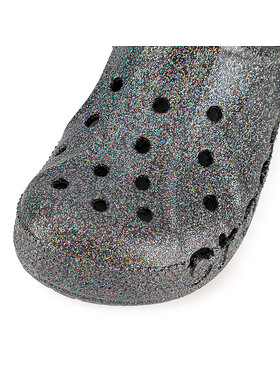 Crocs Natikači BAYA GLITTER CLOG 207015-0C4 Črna