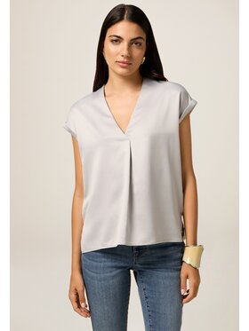 Oltre Oltre Blusa G268J104217N003 Grigio Regular Fit