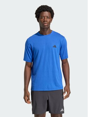 adidas adidas Koszulka techniczna 158826 Niebieski jasny Regular Fit