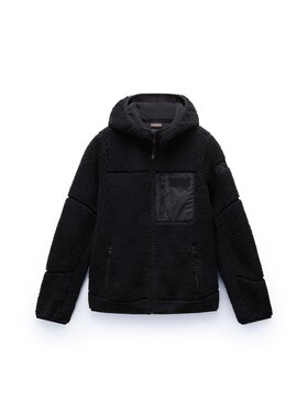 Napapijri Napapijri Fleece FELPA YUPIK Μαύρο Regular Fit