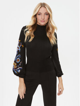 Luisa Spagnoli Luisa Spagnoli Svetr Manteca 58017 Černá Regular Fit