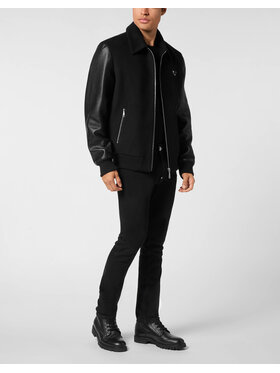 PHILIPP PLEIN PHILIPP PLEIN Kurtka puchowa 25609 Czarny Regular Fit