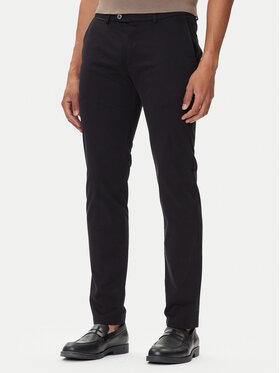 Bugatti Bugatti Pantaloni din material 4220 16224 Negru Slim Fit