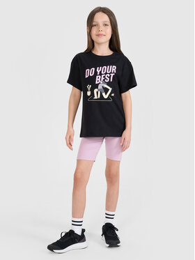 4F 4F T-Shirt HAVE SOME FUN Czarny Regular Fit