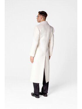 LE POSSÉ LE POSSÉ Cappotto di transizione DBMBMC Bianco Regular Fit