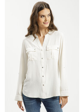 Cross Jeans Cross Jeans Koszula 75430-252 Biały Regular Fit