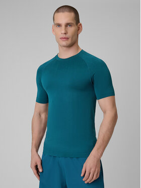 4F 4F Koszulka techniczna TRAINING CLUB Granatowy Slim Fit
