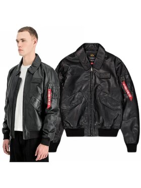 Alpha Industries Alpha Industries Kurtka bomber AI.266106 Czarny Regular Fit