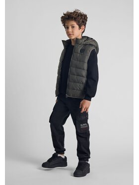 minoti minoti Kamizelka 17GILET 4 Khaki Regular Fit