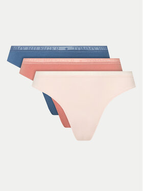 Tommy Hilfiger Tommy Hilfiger Komplet 3 par stringów UW0UW04890 Kolorowy