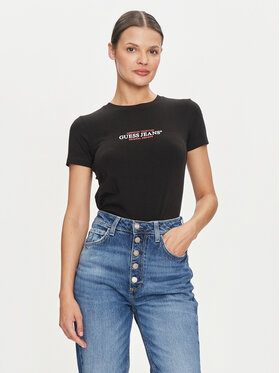 Guess Jeans Guess Jeans T-shirt W4YI03 J1314 Nero Slim Fit