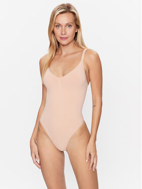 Hunkemöller Hunkemöller Tvarovacia kombinéza Smls 202133 Béžová