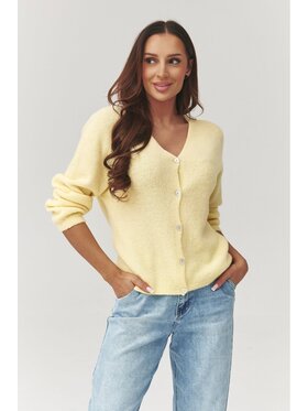 Makadamia Makadamia Sweter C38 Żółty Loose Fit
