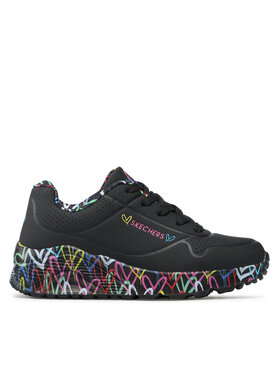 Skechers Skechers Sneakersy Uno Lite Lovely Luv 314976L/BKMT Černá