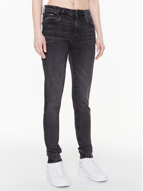 Pepe Jeans Pepe Jeans Jeansy Regent PL204171 Czarny Skinny Fit