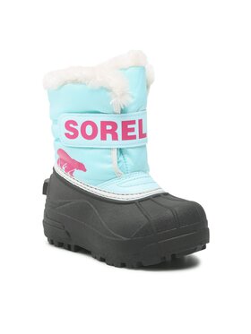 Sorel Škornji Za Sneg Childrens Snow Commander NC1960-428 Svetlo Modra