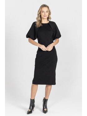 Deni Cler Milano Deni Cler Milano Sukienka elegancka T-DC-357D-E5-20-90-1 Czarny Regular Fit