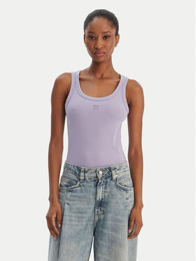 HUGO HUGO Marškinėliai Datamia 50514489 Violetinė Slim Fit