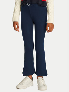 Tommy Hilfiger Tommy Hilfiger Leggings Varsity KG0KG08301 Blu scuro Flare Fit