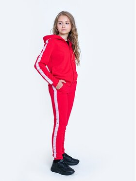 BIG STAR BIG STAR Spodnie dresowe farti_603 Czerwony Active Fit