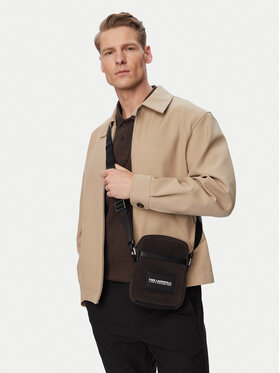 KARL LAGERFELD KARL LAGERFELD Torbica za okrog pasu B2M30199 Temno rjava