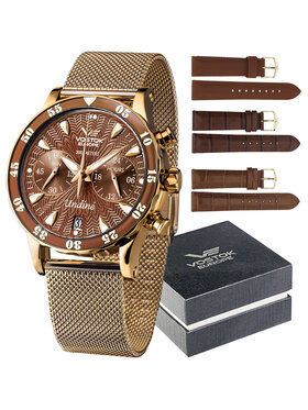 Vostok Europe Vostok Europe Zegarek VK64-515B569B Złoty
