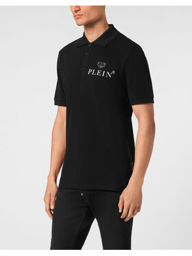 PHILIPP PLEIN PHILIPP PLEIN Polo 9553 Czarny Slim Fit