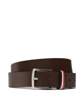 Tommy Hilfiger Tommy Hilfiger Vaikiškas diržas Leather Belt AU0AU01677 Ruda