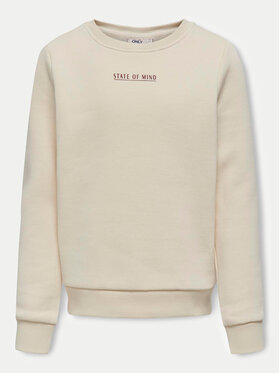 Kids ONLY Kids ONLY Суитшърт 15331174 Бежов Box Fit