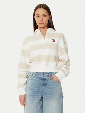 Tommy Jeans Tommy Jeans Bluză DW0DW19409 Bej Relaxed Fit