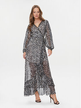Guess Guess Rochie de zi Felisia W4RK24 WFX02 Auriu Regular Fit