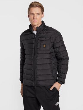 RefrigiWear RefrigiWear Vatovaná bunda Ken G18200 NY0181 Černá Regular Fit