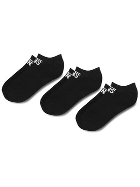 Vans Vans Набір з 3 пар низьких жіночих шкарпеток Classic Kick 6.5 VN000XSSBLK Чорний