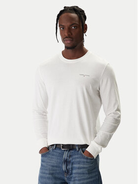 Tommy Jeans Tommy Jeans S dlouhým rukávem Chest Linear DM0DM21594 Écru Regular Fit