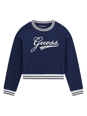 Guess Guess Džemperis ar kapuci J6YI30 K3765 Tumši zils Regular Fit