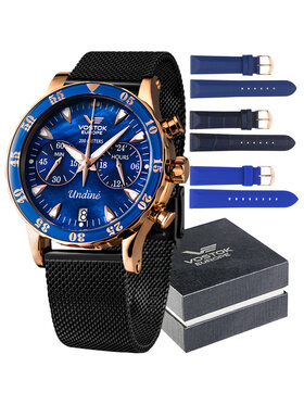 Vostok Europe Vostok Europe Zegarek VK64-515B670BB Czarny