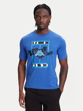 Kappa Kappa T-krekls 351U8JW 741 Zils Regular Fit