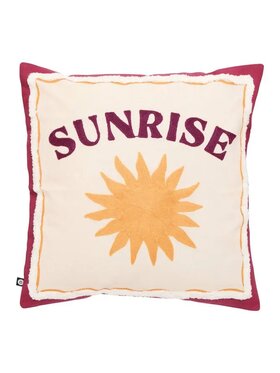 MIAhome MIAhome Poduszka dekoracyjna bawełniana Sunrise 40x40 cm Czerwony