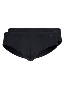 Skiny Skiny Komplet 2 par slipów 80048 Czarny